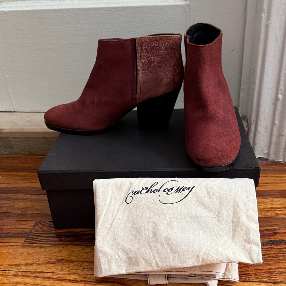 Rachel Comey Grape Mars Ankle Boots